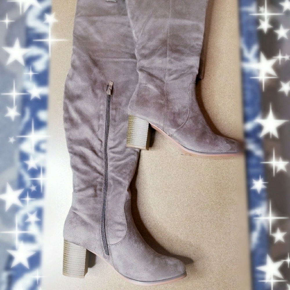 Goliath Faux Suede Over the Knee Boots